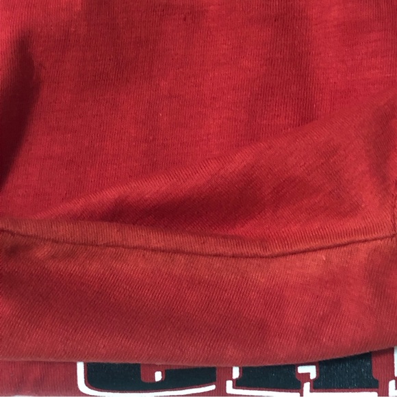 Vintage Chicago Bulls T-Shirt XL Red Logo 100% Cotton CGW - Picture 12 of 13